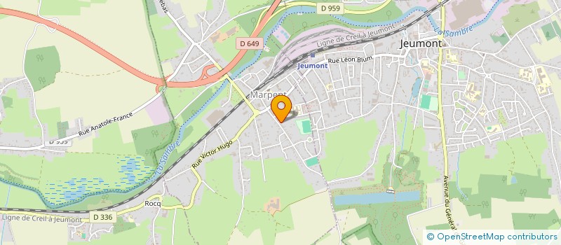 localisation de l'entreprise SCI HUCHETTE-FOUQUET  MARPENT