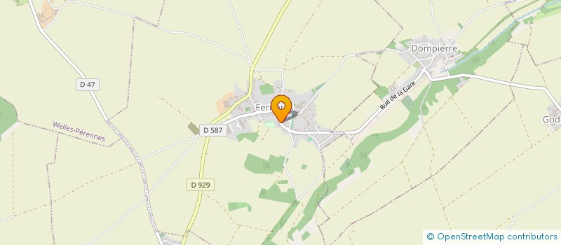 localisation de l'entreprise SCI HUCHEZ FERRIERES ATELIER 2000  FERRIERES