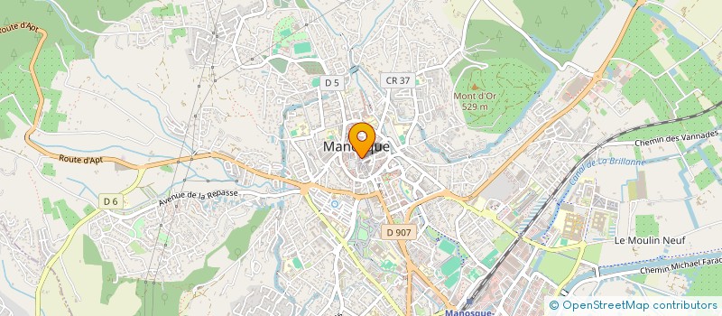 localisation de l'entreprise SCI HUDEPER à MANOSQUE