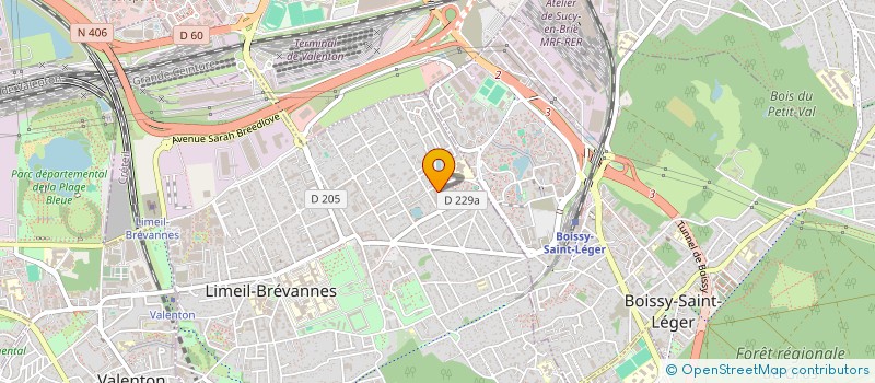 localisation de l'entreprise SCI HUE à LIMEIL-BREVANNES