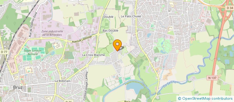 localisation de l'entreprise SCI HUE MASSON  BRUZ