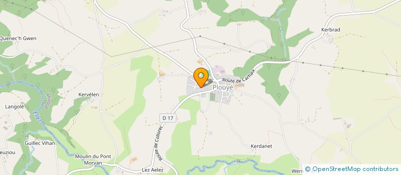 localisation de l'entreprise SCI HUELGOATAINE  HUELGOAT