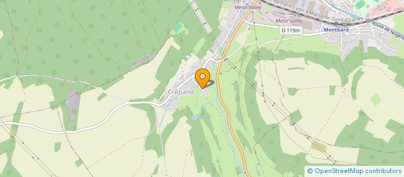 localisation de l'entreprise SCI HUERTA LOPES  CREPAND