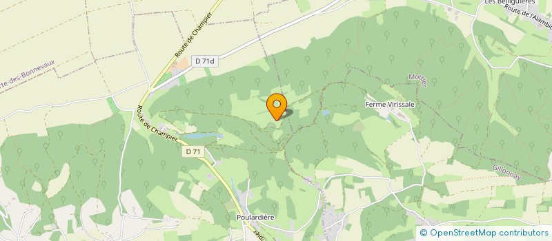 localisation de l'entreprise SCI HUET  SAINT-ETIENNE-DE-SAINT-GEOIRS