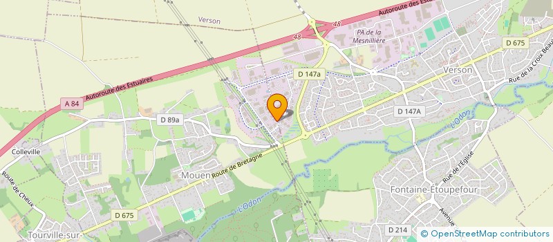 localisation de l'entreprise SCI HUET  MOUEN