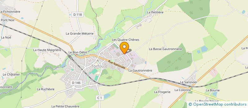 localisation de l'entreprise SCI HUET PHARMA à SEVREMOINE