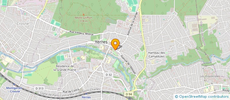 localisation de l'entreprise SCI HUFIMAT  YERRES