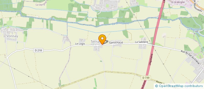 localisation de l'entreprise SCI HUFRANAME à TERNANT