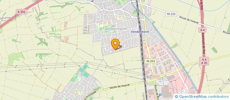 localisation de l'entreprise SCI HUGALEX  VENDENHEIM