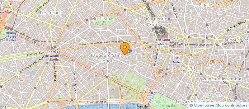 localisation de l'entreprise SCI HUGALFI  PARIS