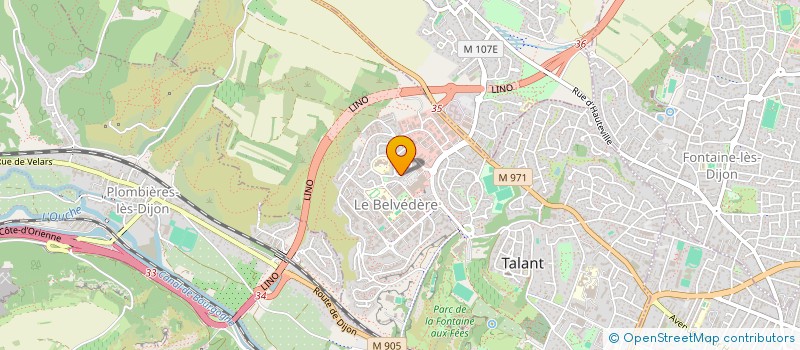 localisation de l'entreprise SCI HUGAUD  TALANT