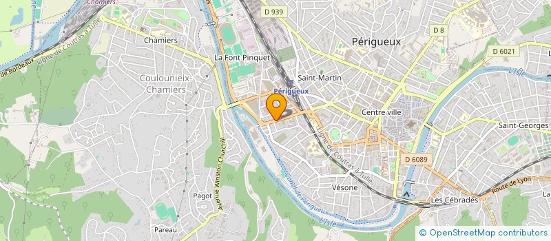 localisation de l'entreprise SCI HUGE à PERIGUEUX
