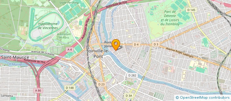 localisation de l'entreprise SCI HUGEDE 17 à JOINVILLE-LE-PONT
