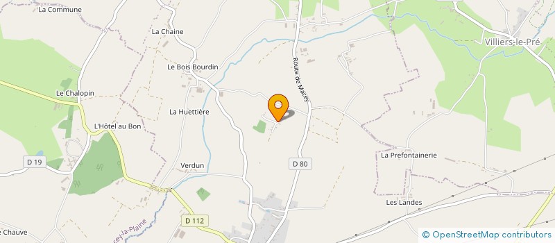 localisation de l'entreprise SCI HUGEDE-HUNAULT  PONTORSON