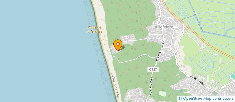 localisation de l'entreprise SCI HUGIEIA à LA TRANCHE-SUR-MER