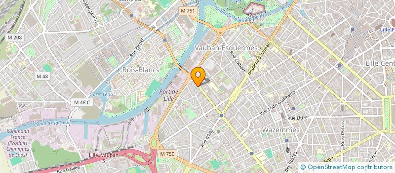 localisation de l'entreprise SCI HUGO 184 à LILLE