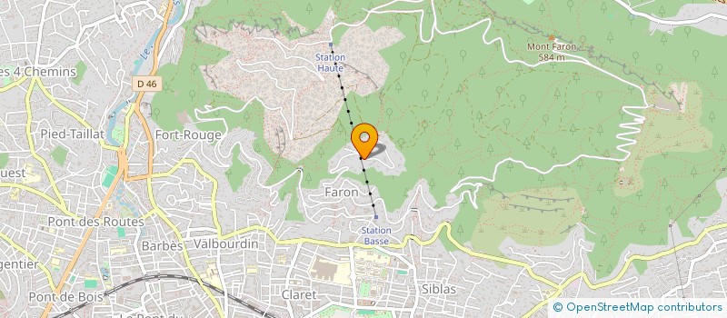 localisation de l'entreprise SCI HUGO  TOULON