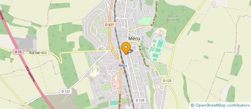 localisation de l'entreprise SCI HUGO  MERU