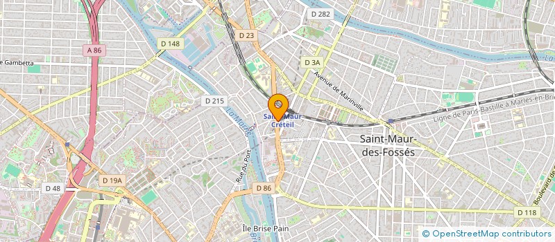 localisation de l'entreprise SCI HUGO à SAINT-MAUR-DES-FOSSES