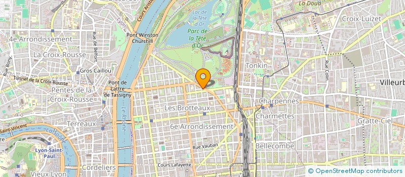 localisation de l'entreprise SCI HUGO  LYON