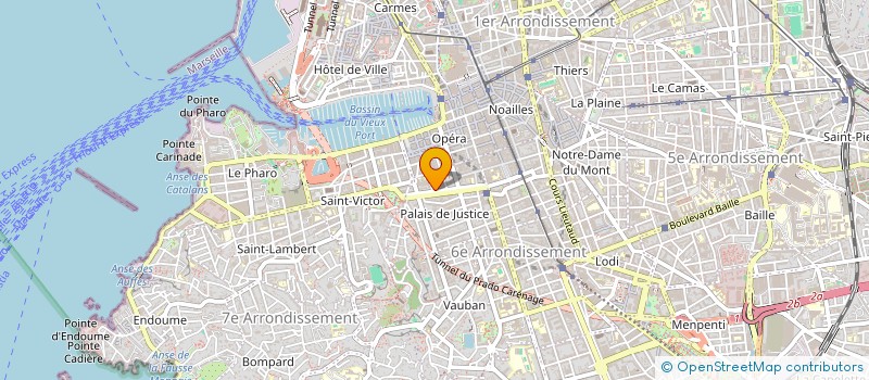 localisation de l'entreprise SCI HUGO à MARSEILLE