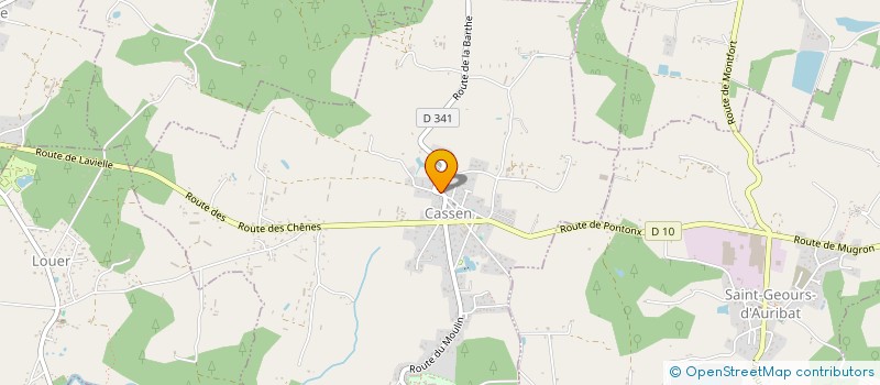 localisation de l'entreprise SCI HUGO  CASSEN