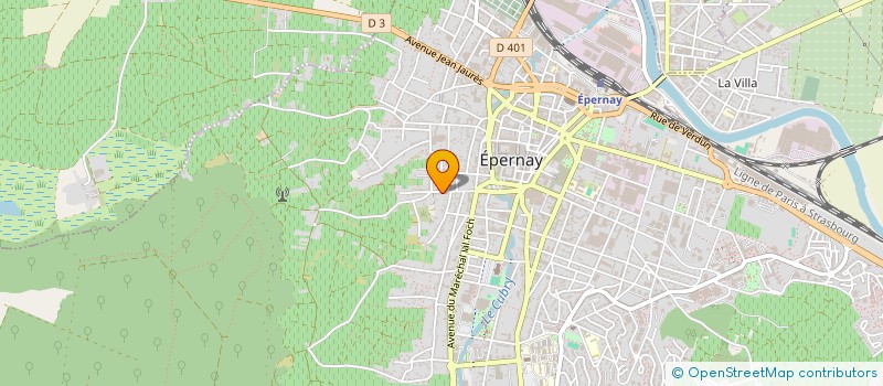 localisation de l'entreprise SCI HUGO à EPERNAY
