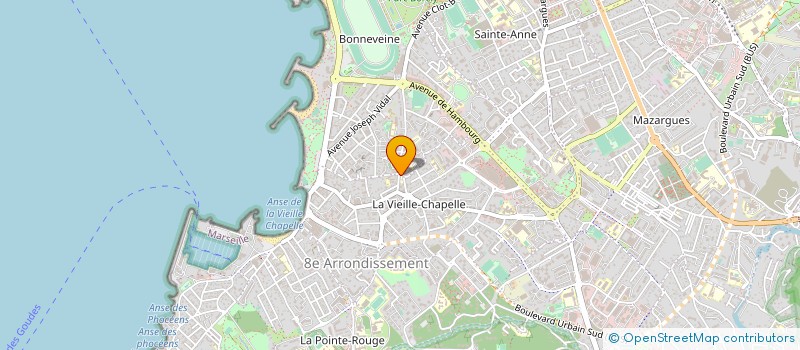 localisation de l'entreprise SCI HUGO à MARSEILLE