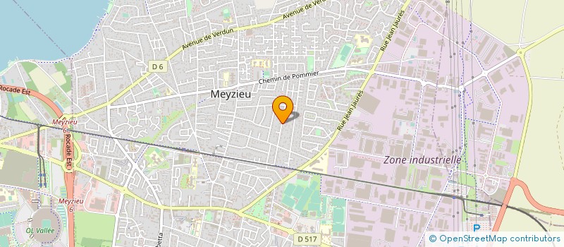 localisation de l'entreprise SCI HUGO  MEYZIEU