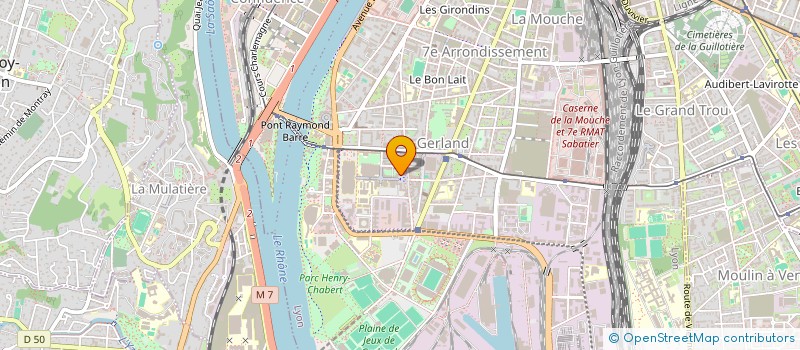 localisation de l'entreprise SCI HUGO  LYON