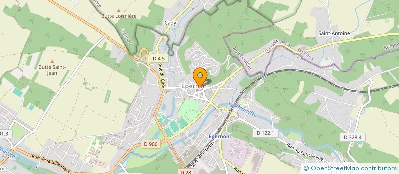 localisation de l'entreprise SCI HUGO à EPERNON