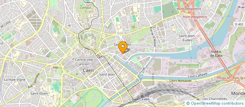 localisation de l'entreprise SCI HUGO à CAEN