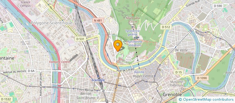 localisation de l'entreprise SCI HUGO à GRENOBLE