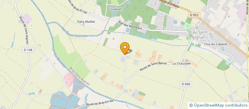 localisation de l'entreprise SCI HUGO à BRAY-SAINT-AIGNAN