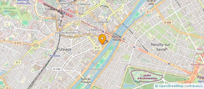 localisation de l'entreprise SCI HUGO  PUTEAUX