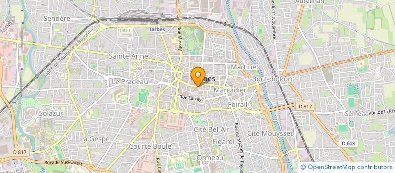 localisation de l'entreprise SCI HUGO  TARBES