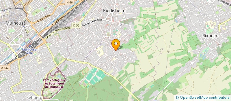 localisation de l'entreprise SCI HUGO  RIEDISHEIM