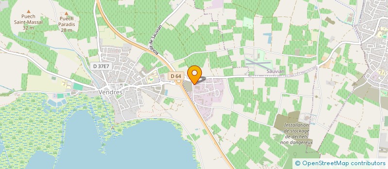 localisation de l'entreprise SCI HUGO  VENDRES