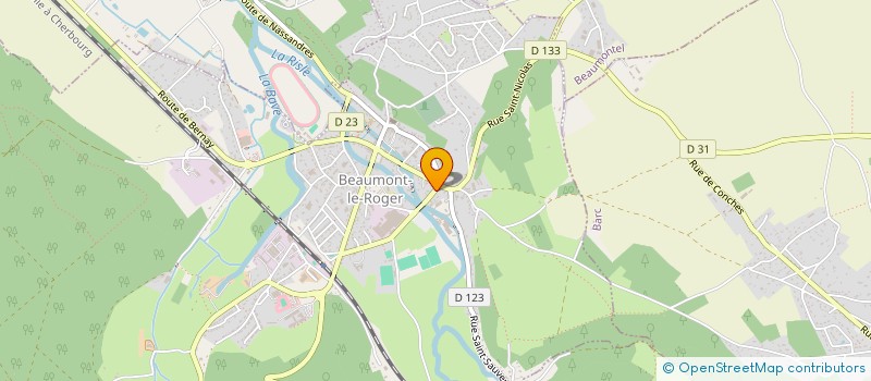 localisation de l'entreprise SCI HUGO  BEAUMONT-LE-ROGER