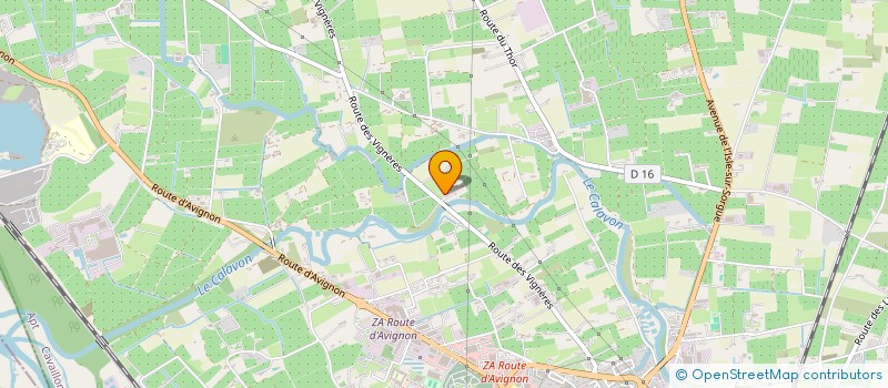 localisation de l'entreprise SCI HUGO  CAVAILLON