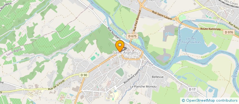 localisation de l'entreprise SCI HUGO à SAINT-AIGNAN