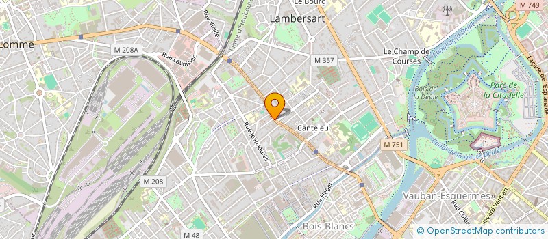 localisation de l'entreprise SCI HUGO à LILLE