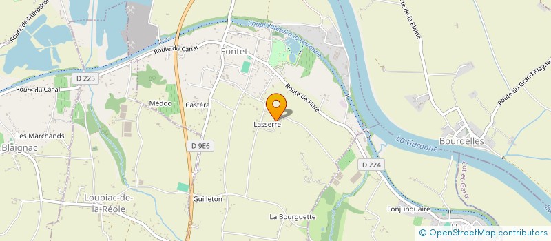 localisation de l'entreprise SCI HUGO  FONTET