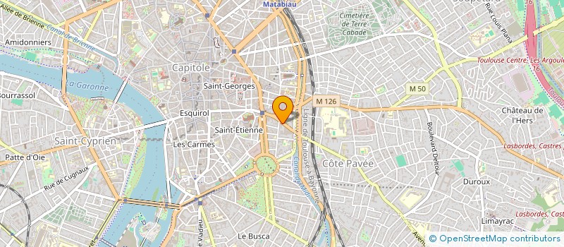 localisation de l'entreprise SCI HUGO&ALISON à TOULOUSE