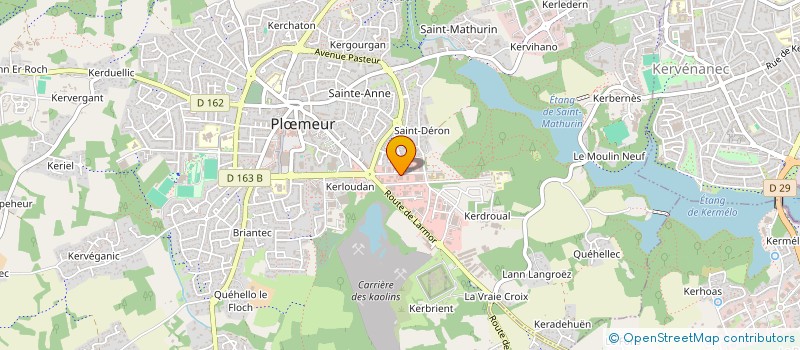 localisation de l'entreprise SCI HUGO ANTOINE à PLOEMEUR