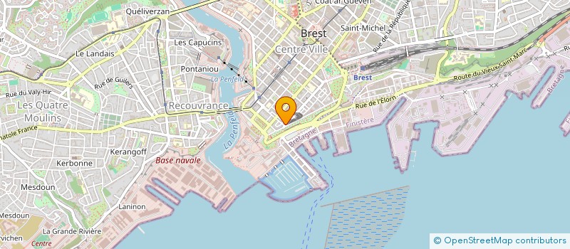 localisation de l'entreprise SCI HUGO BRANDA CT  BREST