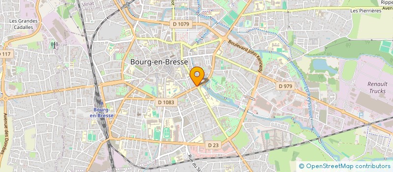 localisation de l'entreprise SCI HUGO BROU à BOURG-EN-BRESSE