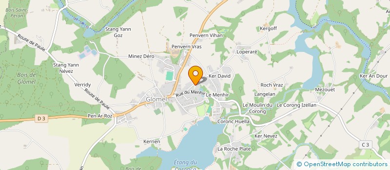 localisation de l'entreprise SCI HUGO ET JULES  GLOMEL