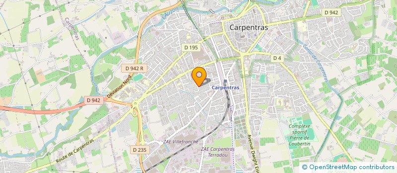 localisation de l'entreprise SCI HUGO FRANCOIS  CARPENTRAS