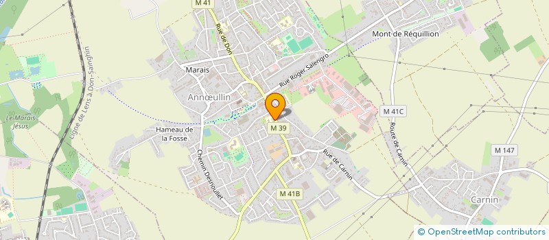 localisation de l'entreprise SCI HUGO FREDO GREMONT  ANNULLIN